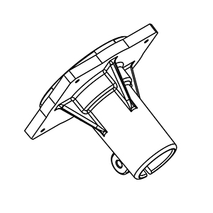Milwaukee 44-34-0095 Motor Mount Assy W/bearing