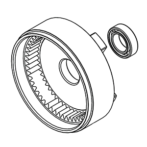 Milwaukee 44-66-0037 End Cap, Bearing Kit W/pkg