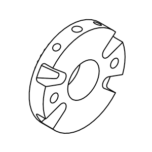 Milwaukee 44-66-1241 Motor Plate Service Kit