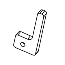 Milwaukee 44-81-0260 Roller Pin Rail