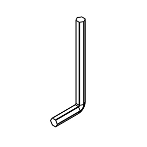Milwaukee 45-96-2872 M5 Allen Key