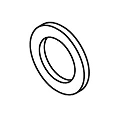 Milwaukee 45-88-0039 Rubber Washer