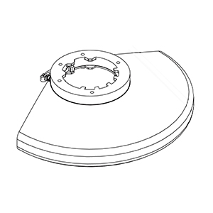 Milwaukee 49-12-0230 7" Type 1 Wheel Guard Assy