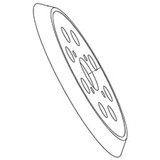 Milwaukee 51-36-7100 Replaces 51-36-7090 - Disc Assembly (hook and Loop)