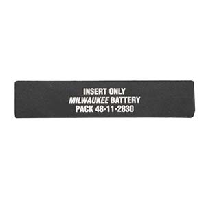 Milwaukee 10-15-1616 Battery Label