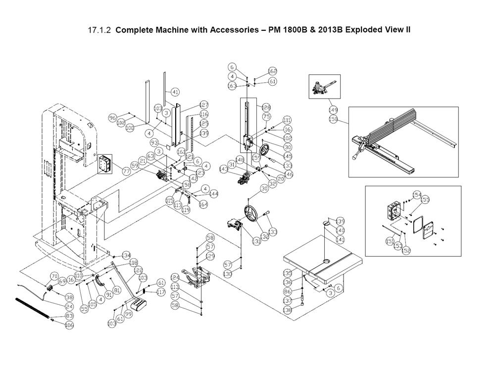 Buy Powermatic PM1800B3(1791801B) 18 Inch Band Saw Replacement Tool