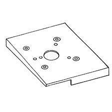 Porter Cable 699348 Sub-base Body