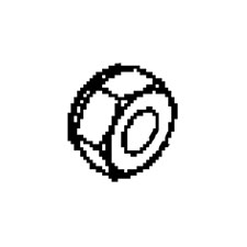 Porter Cable MHE6100-100 Nut-esn M6X1