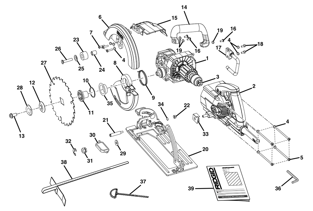 Buy Ridgid R32101 Circular Replacement Tool Parts Ridgid R32101 Diagram