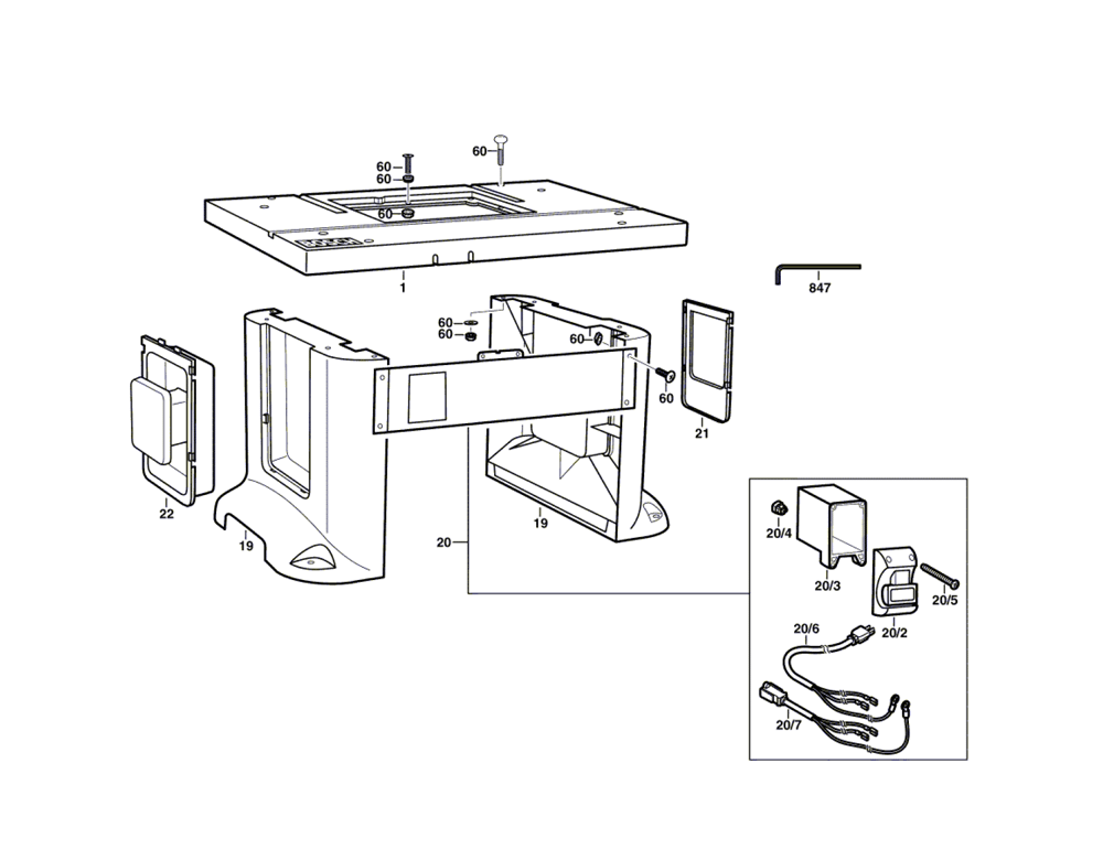 Buy Bosch RA1180(2610914514) Benchtop Table Replacement Tool Parts