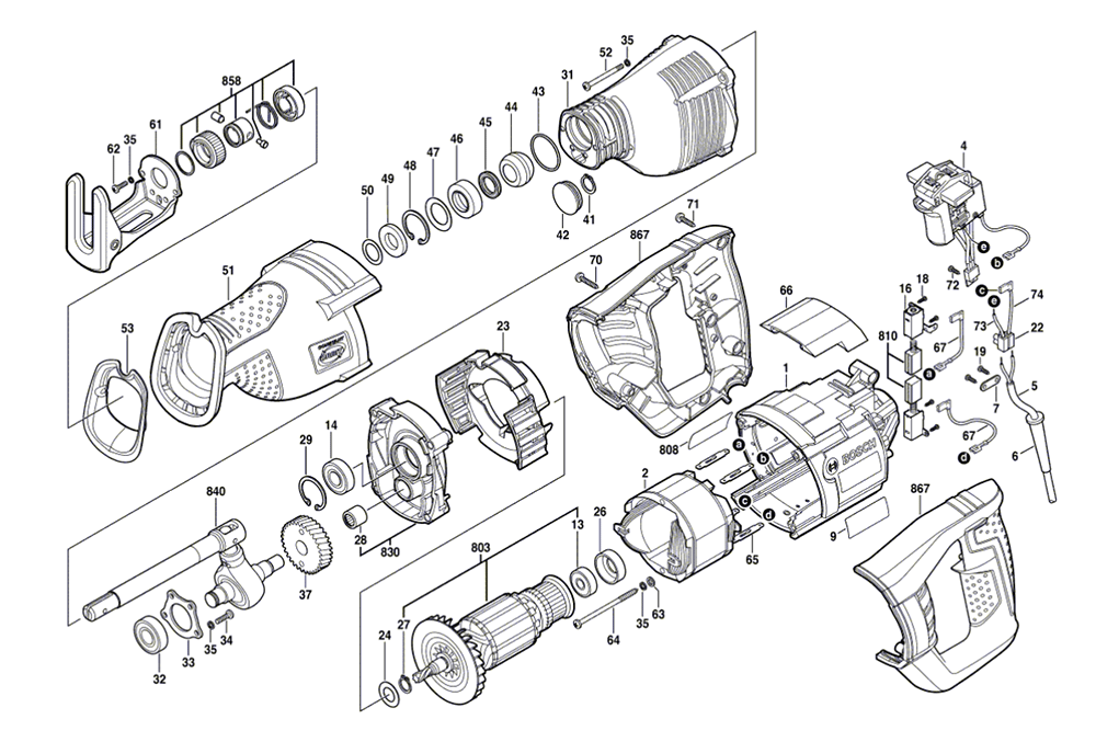 Buy Bosch RS325(3601F4E110) Replacement Tool Parts Bosch RS325