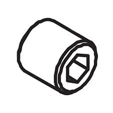 Ridgid 079067001038 Set Screw (M6 X 6 Mm, Hex Soc Hd)