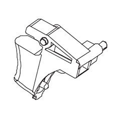 Ridgid 512977001 Trigger - Black