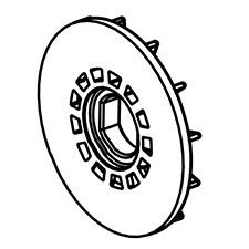 Ridgid 523014001 Fan Plastic