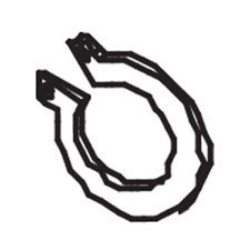 Ridgid 670608001 C-ring,spring Steel 0.8mm Thk