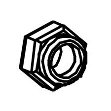 Ridgid 671243002 Lock Nut (hex)
