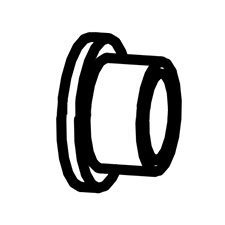 Ridgid 680737001 Bushing 12L14 Machine