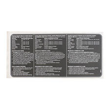 Ridgid 826779 Label,instruction
