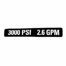 Ridgid 940779003 Label Performance Ridgid 1