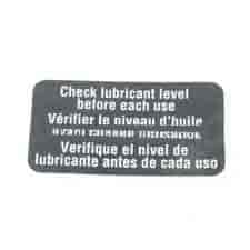 Ryobi 940517007 Lubricant Label En \ Fr \ Es