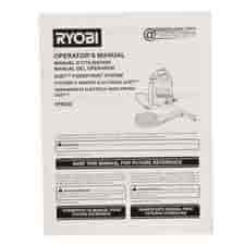 Ryobi 988000047 Manual Operator