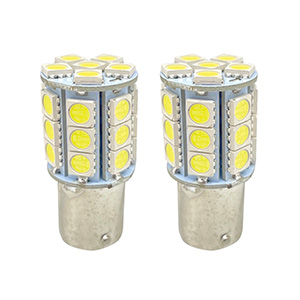 Superior Electric 1156-27W-D2 Boat and Rv Led Light Bulb - 27LED 12V 300 Lumens 4.5W White - 2/Pack