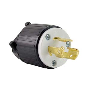 Superior Electric YGA031 Twist Lock Electrical Plug, 3P 15A 277V - Nema L7-15P
