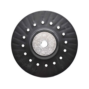 Superior Pads and Abrasives BP40 4 Inch Angle Grinder Backing Pad for Resin Fiber Disc with 5/8 Inch-11 Locking Nut & M10 X 1.25 Adapter