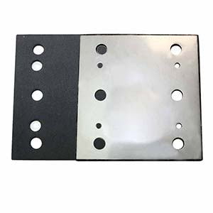 Superior Pads and Abrasives SPD19 1/4 Sheet, 6 Hole Stick on Square Sanding Pad Replaces Milwaukee 14-67-0275 Ridgid 200202538
