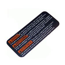 Bosch 1-611-110-C71 Manufacturer's Nameplate
