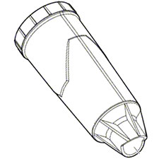 Bosch 2605411234 Dust Chamber