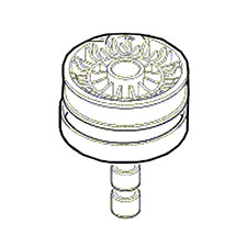 Bosch 2610024574 Pulley Wheel Assembly