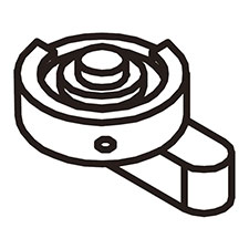 Chicago Pneumatic 8940200768 Reverse Valve Knob