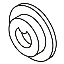 Chicago Pneumatic C148762 Seat-adjustment Nut