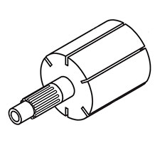 Chicago Pneumatic CA116249 Rotor 12T