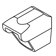 Chicago Pneumatic CA145077 Cover-holder