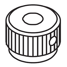 Chicago Pneumatic CA145192 Knob-air Regulator