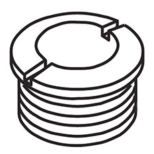 Chicago Pneumatic CA145195 Cap-throttle Valve