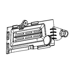 DeWalt 1008393-00 Right Cover