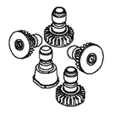 DeWalt 17732 Kit Nozzle 2/25/40 A