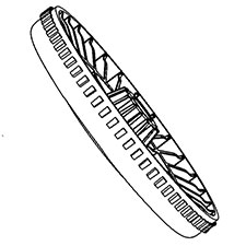 DeWalt N413634 Rear Wheel