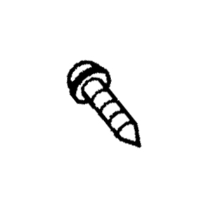 Hitachi 303-273 Tap Screw W/flange D5x16