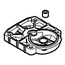 Hitachi 320-841 Gear Cover Assembly H45MR