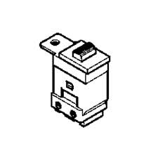 Hitachi 321208 Slide Switch (2P Pillar Type)