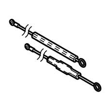 Hitachi 324-010 Internal Wire (black) WR22SA