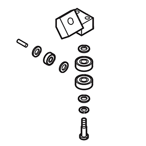 Hitachi 325381 Bearing Holder (b) Ass'y