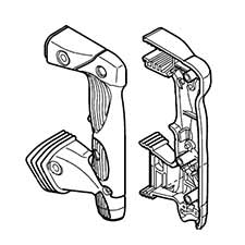 Hitachi 326-485 Handle (a).(b) Set H45MRY