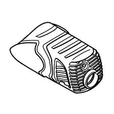 Hitachi 327-894 Tail Cover G10SR3 G12SR3
