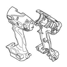 Hitachi 329084 Housing (a).(b) Set DS14DSL