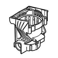 Hitachi 330201 Housing Ass'y DH28PC DH28PD